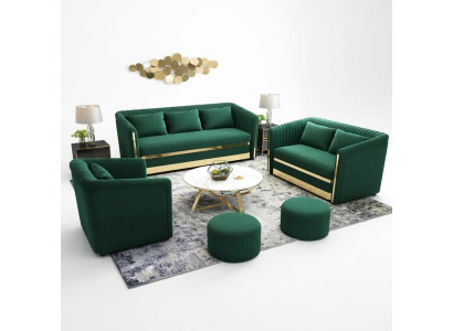 Upholstered Fabric Sofa Sets Design Modern Sofa 3+1 Seater Sofas