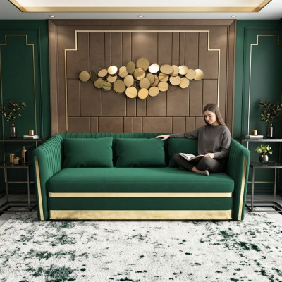 Three-seater couch upholstered design sofa seating 3-seater sofas room furniture modern