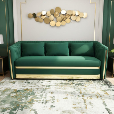 Three-seater couch upholstered design sofa seating 3-seater sofas room furniture modern