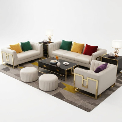 Leather sofa couch sofa set 3+2+1 seater design set modern sofa