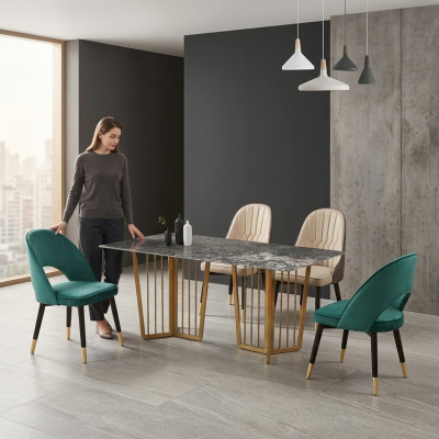 Designer dining table, table, dining room, living room, design tables 180x90cm