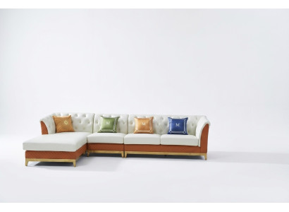 Design sofa couch corner sofa luxury stool upholstery suite living landscape