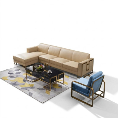 Modern sofa corner sofa L shape armchair coffee table ottoman corner sofa upholstery
