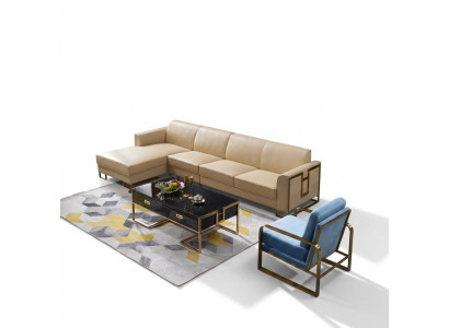 Modern sofa corner sofa L shape armchair coffee table ottoman corner sofa upholstery