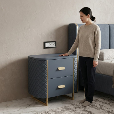 Bedside table, nightstand, side cabinet, decor chest of drawers, small nightstand