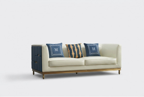 Design Classic Modern Big XXL 3-Seater Couch Faux Leather Sofas Couches