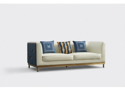 Design Classic Modern Big XXL 3-Seater Couch Faux Leather Sofas Couches