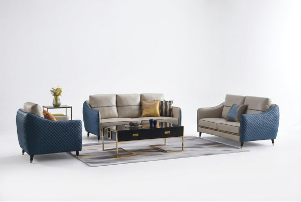 Living area sofa upholstery sofa set 3+2+1 coffee table side table