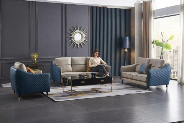 2-seater sofa design couches fabric relax modern seating