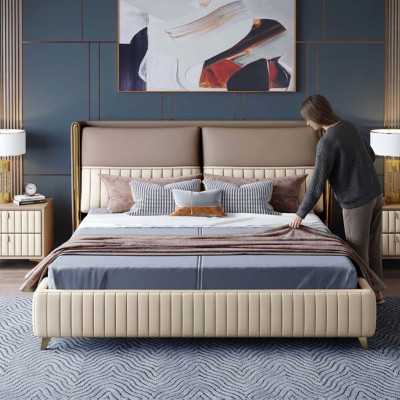 Double bed, bed, marriage bed, design, luxury beds, modern style, new, 180x200cm!