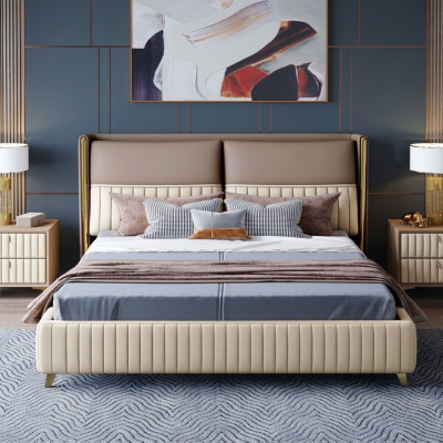 Double bed, bed, marriage bed, design, luxury beds, modern style, new, 180x200cm!