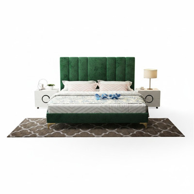 Bed Cushion Design Luxury Double Hotel Decor Beds Marriage Bedroom Leather