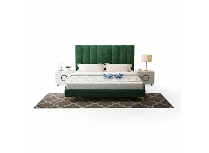 Bed Cushion Design Luxury Double Hotel Decor Beds Marriage Bedroom Leather