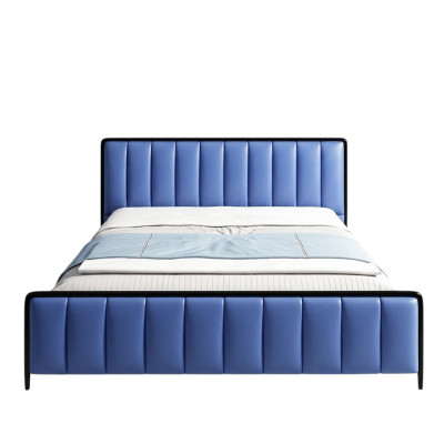 Design double bed leather bed beds bed leather bedroom upholstery marriage 180x200