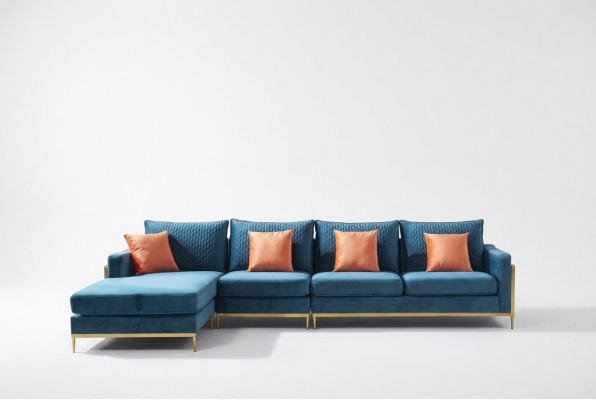 Living landscape corner sofa L shape armchair deco set suite modern sofa leather NEW