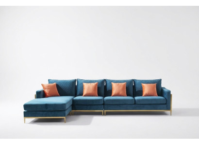 Living landscape corner sofa L shape armchair deco set suite modern sofa leather NEW