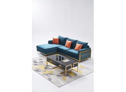 Fabric Modern Couch Living Area Textile Sofa Sofa Set Sofa L-Shape