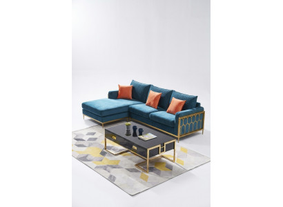 Fabric Modern Couch Living Area Textile Sofa Sofa Set Sofa L-Shape