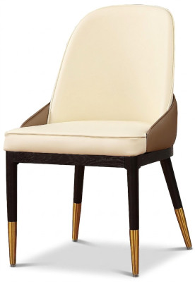 Chair Dining 1x Dining Room Lounge Seat Upholstered Chair Faux Leather TV