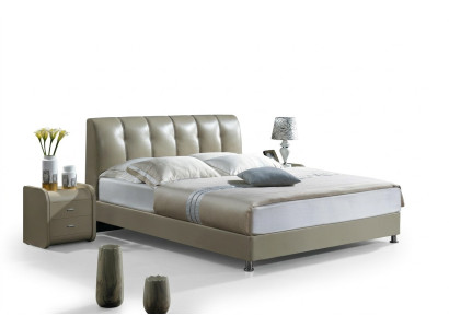 Luxury bedroom bed upholstery design luxury double hotel beds leather beds new.