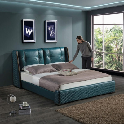 Bed Wood Beds Luxury. Hotel Double Bed Classic Bed Frame Country House