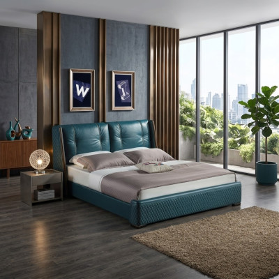 Bed Wood Beds Luxury. Hotel Double Bed Classic Bed Frame Country House