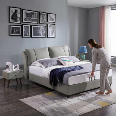 Classic double bed, bed, marriage bed, decor design, luxury beds, modern style, new.
