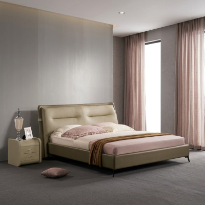 Double bed bedroom beds luxury furniture double bed hotel furnishings brown