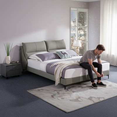 Upholstered bed beds bed upholstery designer hotel double luxury furniture