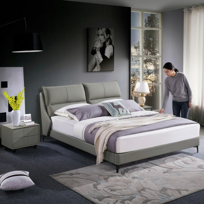 Luxury bedroom furniture bed 2x nightstand set beds hotel furniture 3-piece upholstery