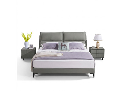 Luxury bedroom furniture bed 2x nightstand set beds hotel furniture 3-piece upholstery