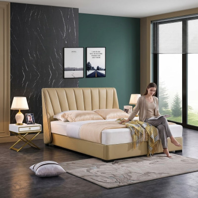 Double bed bedroom beds luxury furniture double bed hotel furnishings