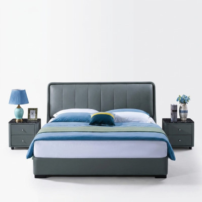 Luxury bedroom furniture bed 2x bedside table set beds hotel furniture 3-piece set. New.