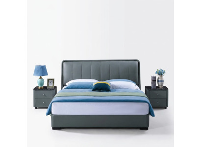 Luxury bedroom furniture bed 2x bedside table set beds hotel furniture 3-piece set. New.
