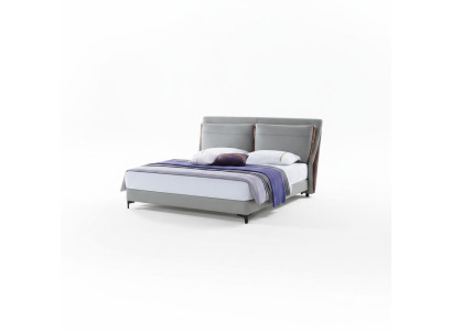 Wooden bed, bed, double bed, luxury furniture, bedroom, hotel, 180x200cm beds, leather