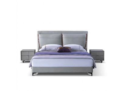 Luxury bedroom bed nightstand 3-piece set design beds side tables new