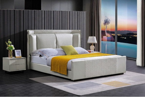 Upholstered bed beds bed upholstery designer hotel double luxury decor design