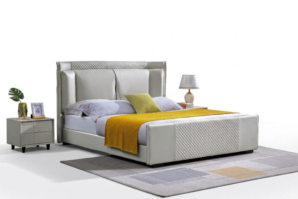 Bed Bedroom Set Design Furniture Luxury Beds 2x Nightstand 3-piece Bed Frame