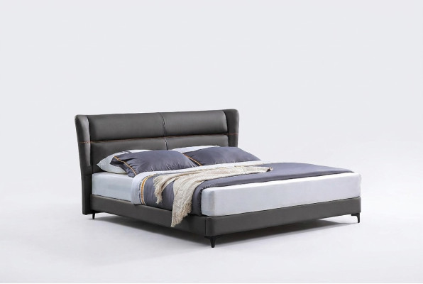 Luxury bed leather bed upholstered bed bed box double bedroom marital bed beds