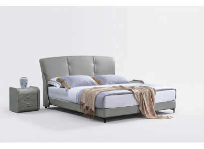 Luxury bedroom bed, classic beds furniture, modern furniture, bed frame beige.