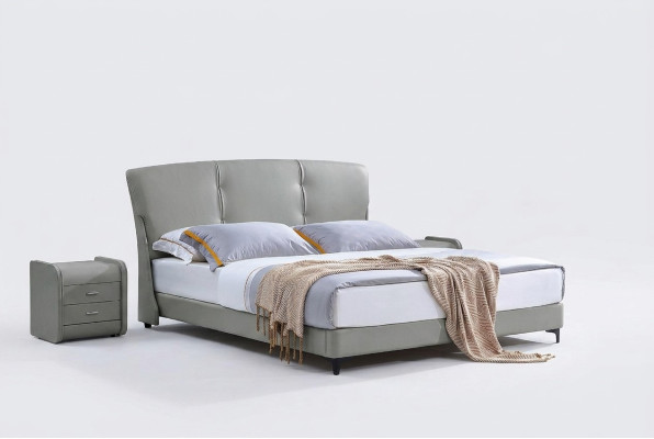 Double bed bedroom hotel marriage luxury bed 2x bedside table 3-piece set beds new
