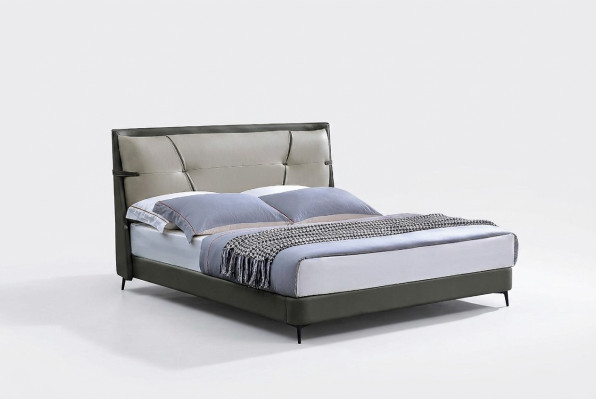 Luxury furniture beds double bed bedroom double bed beige hotel furnishings