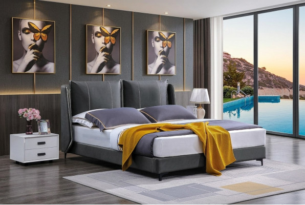 Double bed bedroom beds luxury double bed beige hotel furniture furnishings