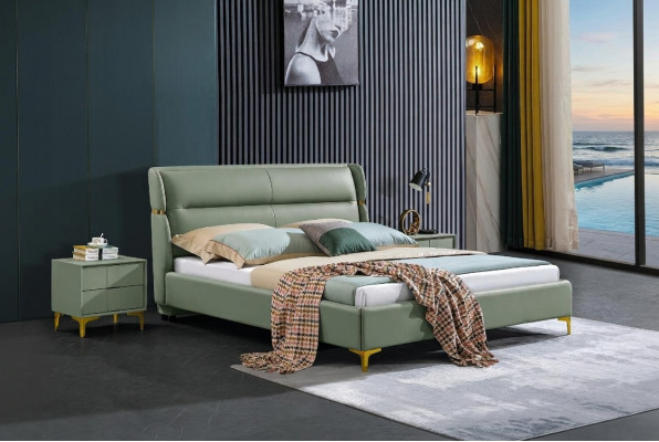 Bed Pillow Design Luxury Double Hotel Beds Sleep Room Luxury Green
