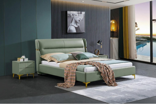 Classic bed double bed beds wood bedroom Italian furniture