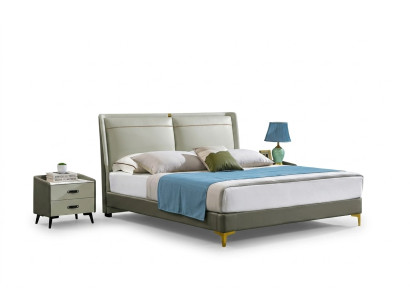 Luxury bedroom furniture design bed upholstery marital bed double bed