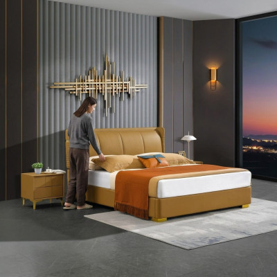 Classic double hotel bed 180x200 furniture bedroom luxury
