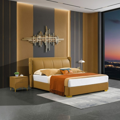 Classic double hotel bed 180x200 furniture bedroom luxury