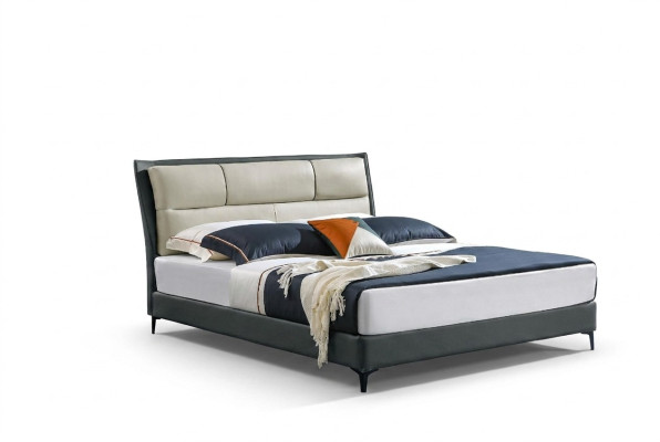 Designer bed bed frame hotel metal beds double sleep room wood
