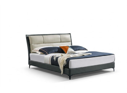 Designer bed bed frame hotel metal beds double sleep room wood
